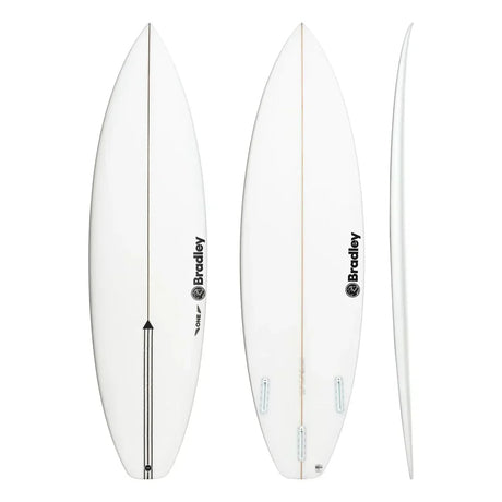 Christiaan Bradley The One 6ft 03 (31.9L) Surfboard Futures - White-Hardboards-troggs.com