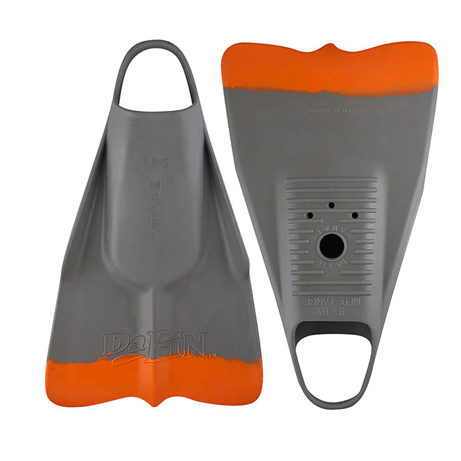 DaFin Pro Classic Swinfin - Grey/Orange-Bodyboarding-troggs.com