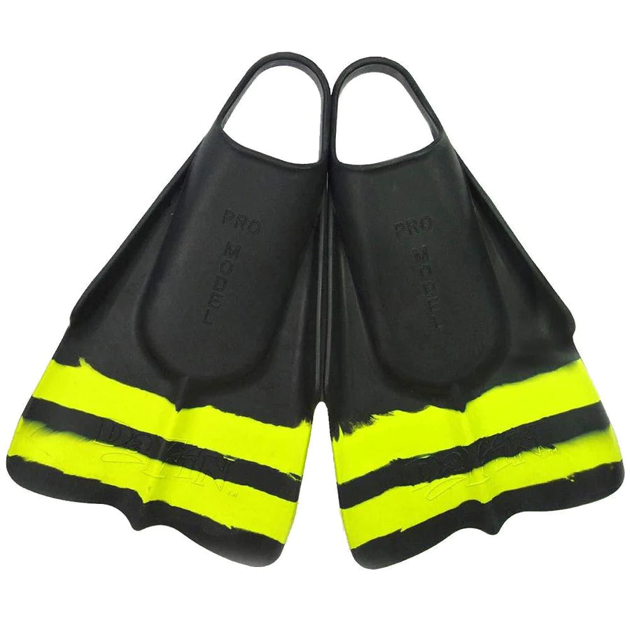 DaFin Slyde Swinfin - Black/Yellow-Bodyboarding-troggs.com