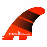 FCS 2 Accelerator Neo Glass Thruster Fins - Medium-Surfboard Accessories-troggs.com