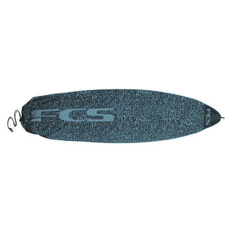 FCS Stretch Funboard Cover - Stone Blue-troggs.com