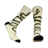 Mennie Brand Carpet Python Crew Socks