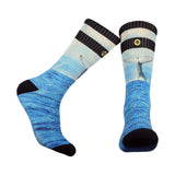 Mennie Brand O'Shea Whale Crew Socks