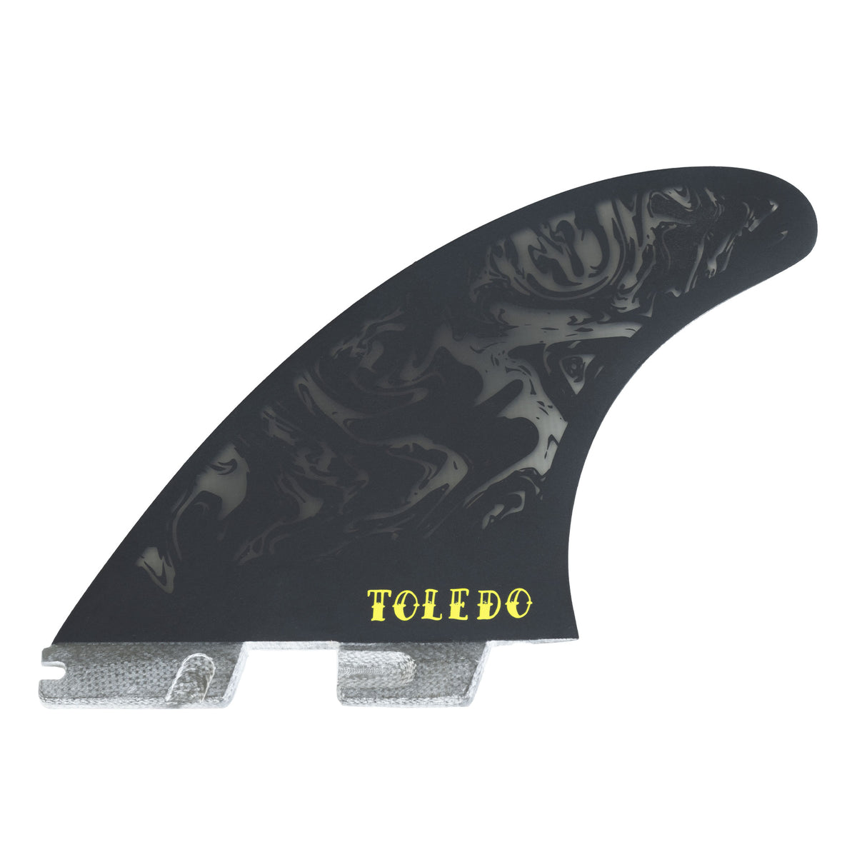 FCS 2 Filipe Toledo PG Accelerator Thruster Fins - Black/Acid