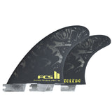 FCS 2 Filipe Toledo PG Accelerator Thruster Fins - Black/Acid