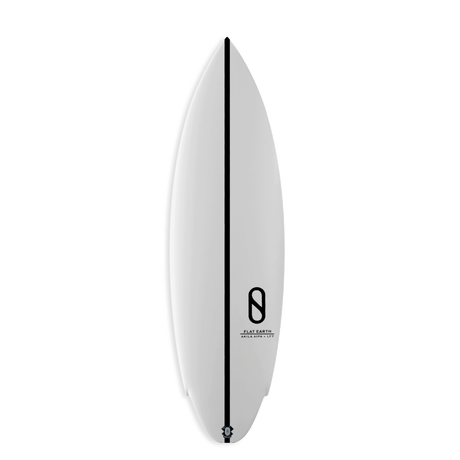 Firewire Flat Earth Surfboard Futures - Black-Hardboards-troggs.com