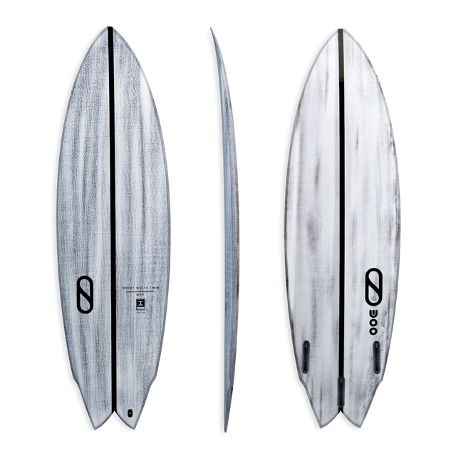 Firewire Great White Twin Surfboard-Hardboards-troggs.com