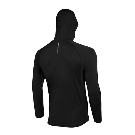 Florence Marine X Hooded L/S UPF Shirt - Black-Rash Vests & Thermal Vests-troggs.com