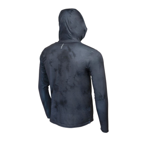 Florence Marine X Sun Pro Stratus L/S Hooded UPF Shirt - Black-Rash Vests & Thermal Vests-troggs.com