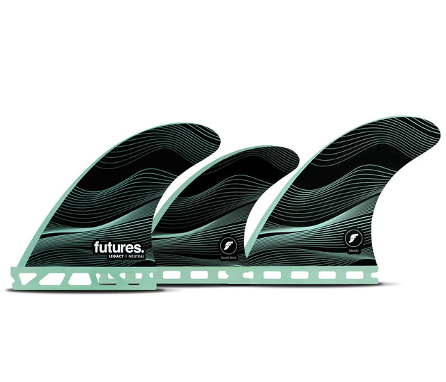 Futures F4 Legacy Neutral 5-Fins - Small-Surfboard Accessories-troggs.com