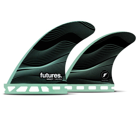 Futures F4 Legacy Neutral Honeycomb Quad Fins - Small-Surfboard Accessories-troggs.com