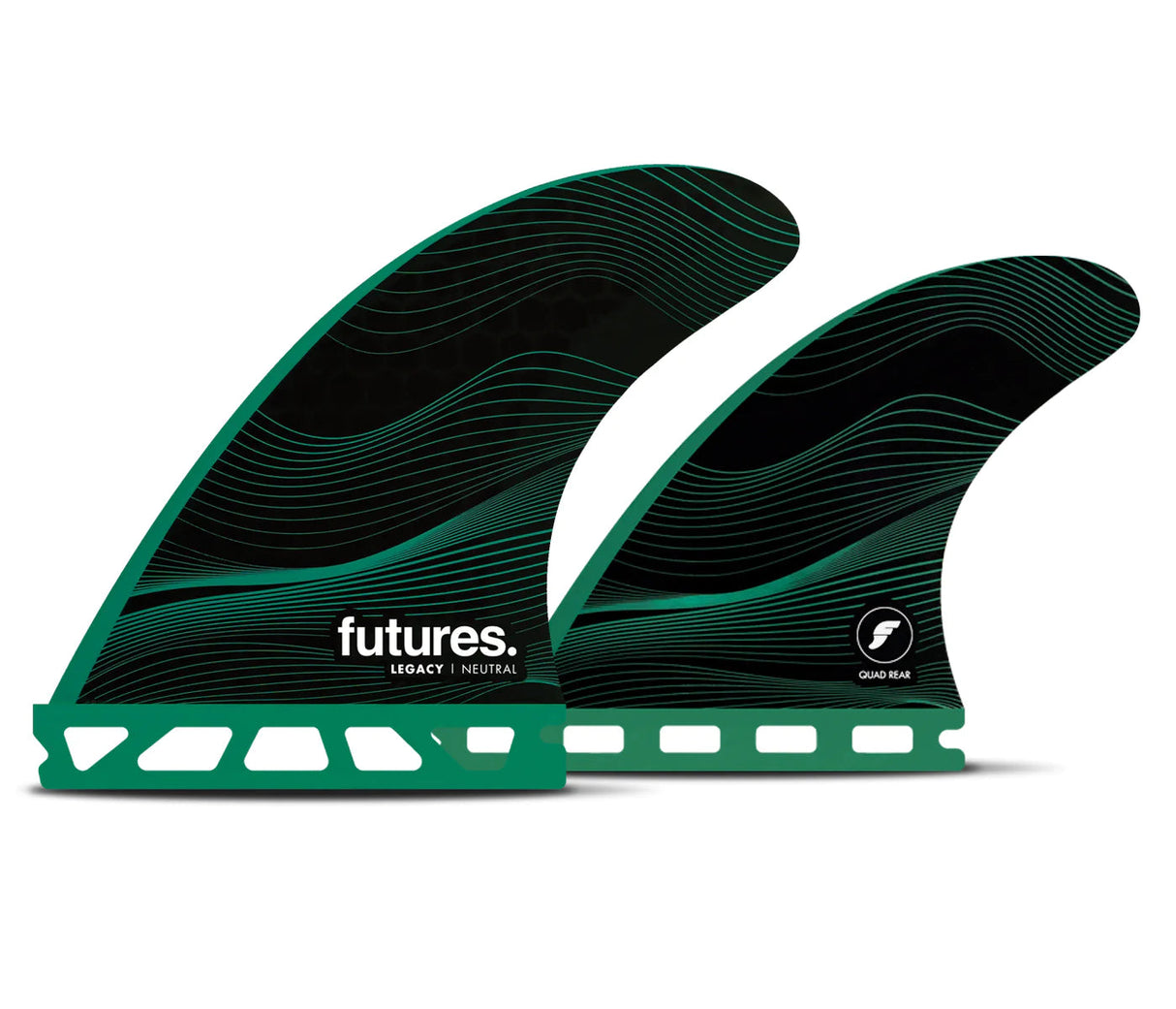 Futures F6 Legacy Neutral Honeycomb Quad Fins - Medium-Surfboard Accessories-troggs.com