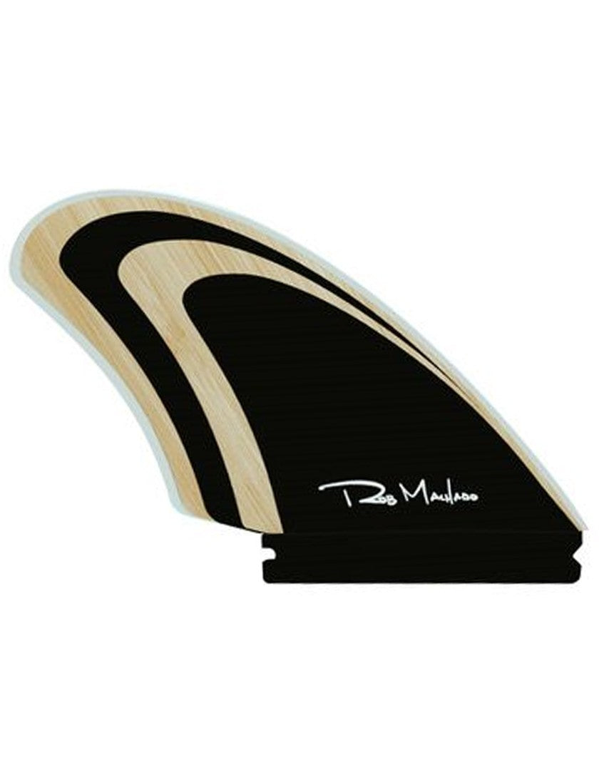 Futures Machado Seaside Quad Fin Single Tab - Bamboo/ Black-Surfboard Accessories-troggs.com