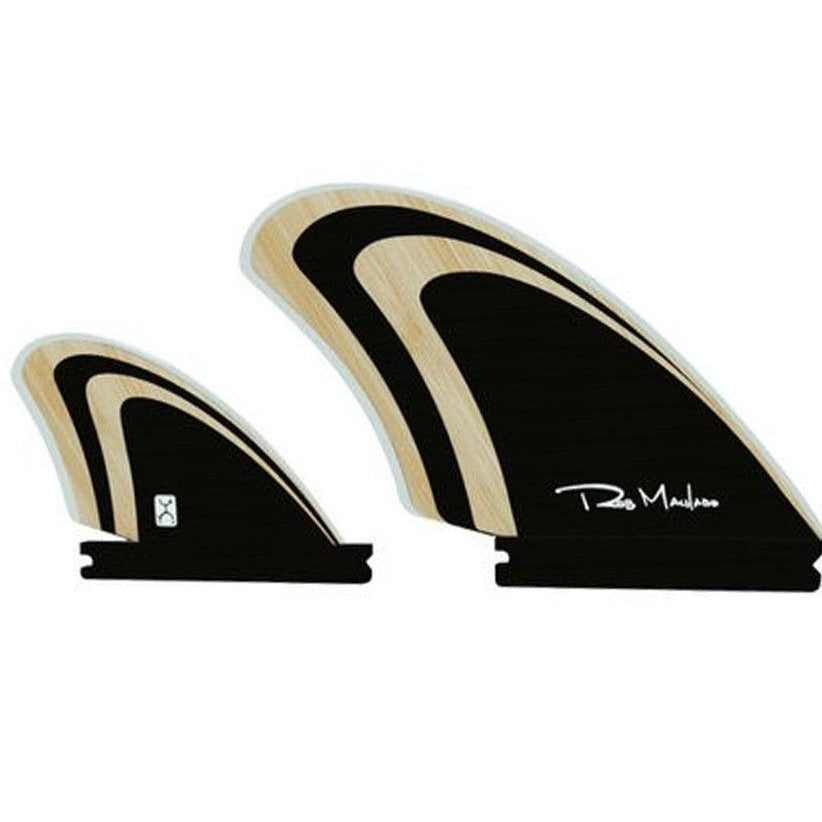 Futures Machado Seaside Quad Fin Single Tab - Bamboo/ Black-Surfboard Accessories-troggs.com