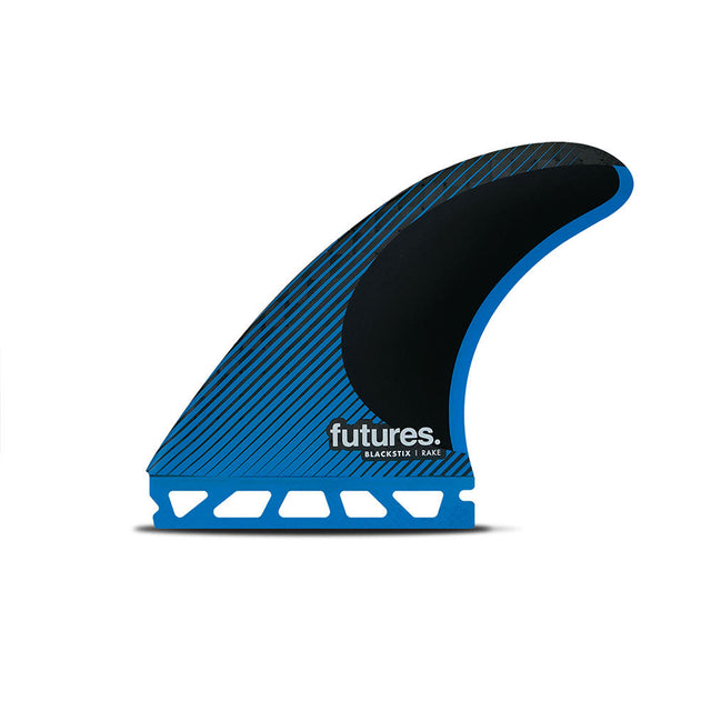 Futures R6 Blackstix Thruster - Blue-Surfboard Accessories-troggs.com