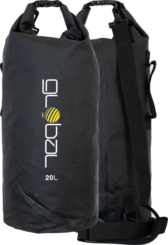 Global 20L Dry Bag - Black-Wet & Dry Bags-troggs.com