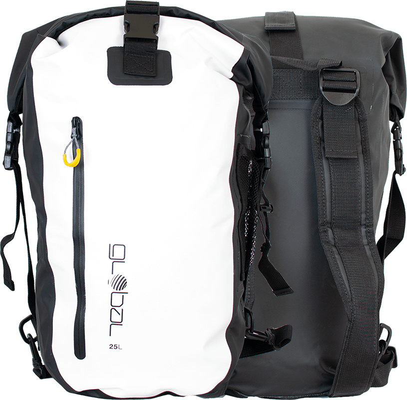 Global 25L Dry Bag - White-Dry Bags-troggs.com