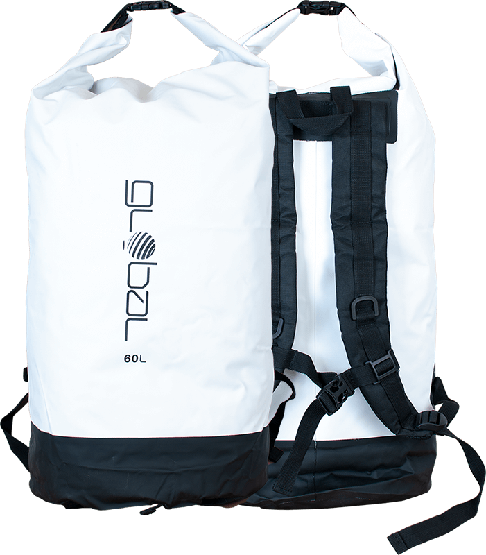 Global 60L Dry Bag - White-Wet & Dry Bags-troggs.com