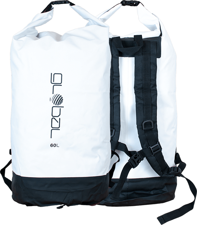 Global 60L Dry Bag - White-Wet & Dry Bags-troggs.com