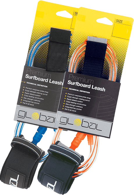 Global 6ft Leash-Surfboard Accessories-troggs.com