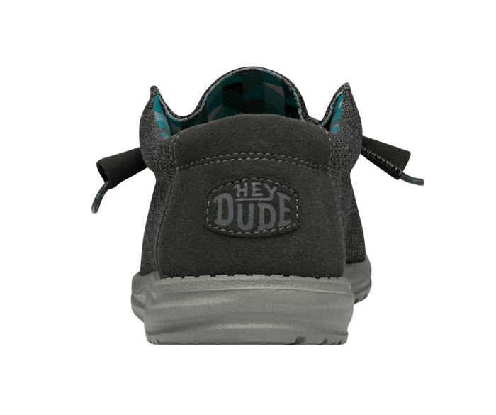 HEYDUDE Wally Sox Shoe - Charcoal-Footwear-troggs.com