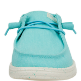 HEYDUDE Wendy Canvas Shoe - Turquoise-Footwear-troggs.com