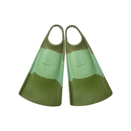 Hydro OG Fins - Green/Olive-Bodyboarding-troggs.com