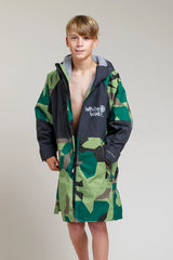 White Water Kids Hard Shell Changing Robe - Camo