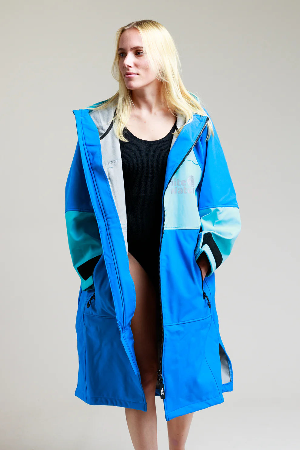 White Water Soft Shell Changing Robe - Cobalt Blue