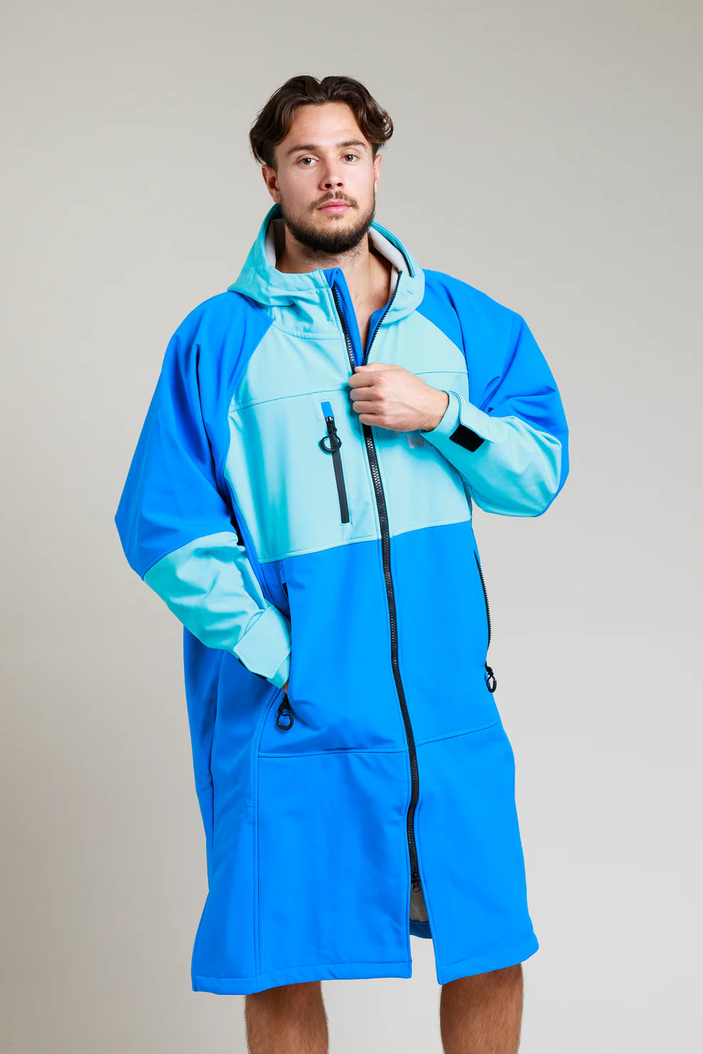 White Water Soft Shell Changing Robe - Cobalt Blue