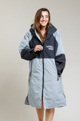 White Water Hard Shell Changing Robe - Steel Grey