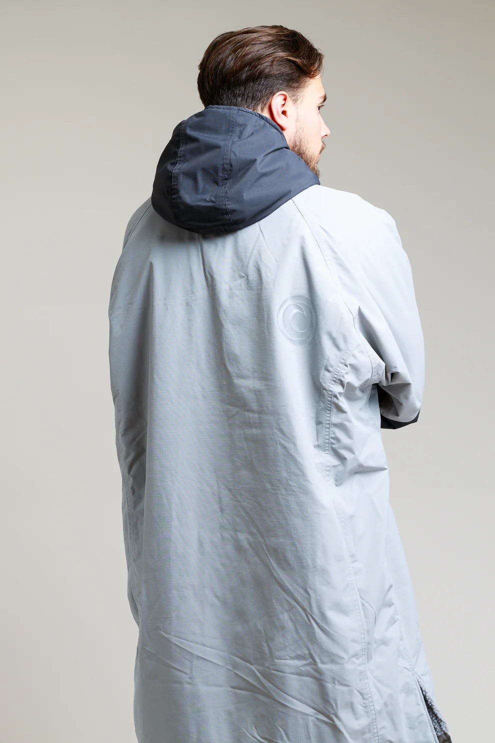 White Water Hard Shell Changing Robe - Steel Grey