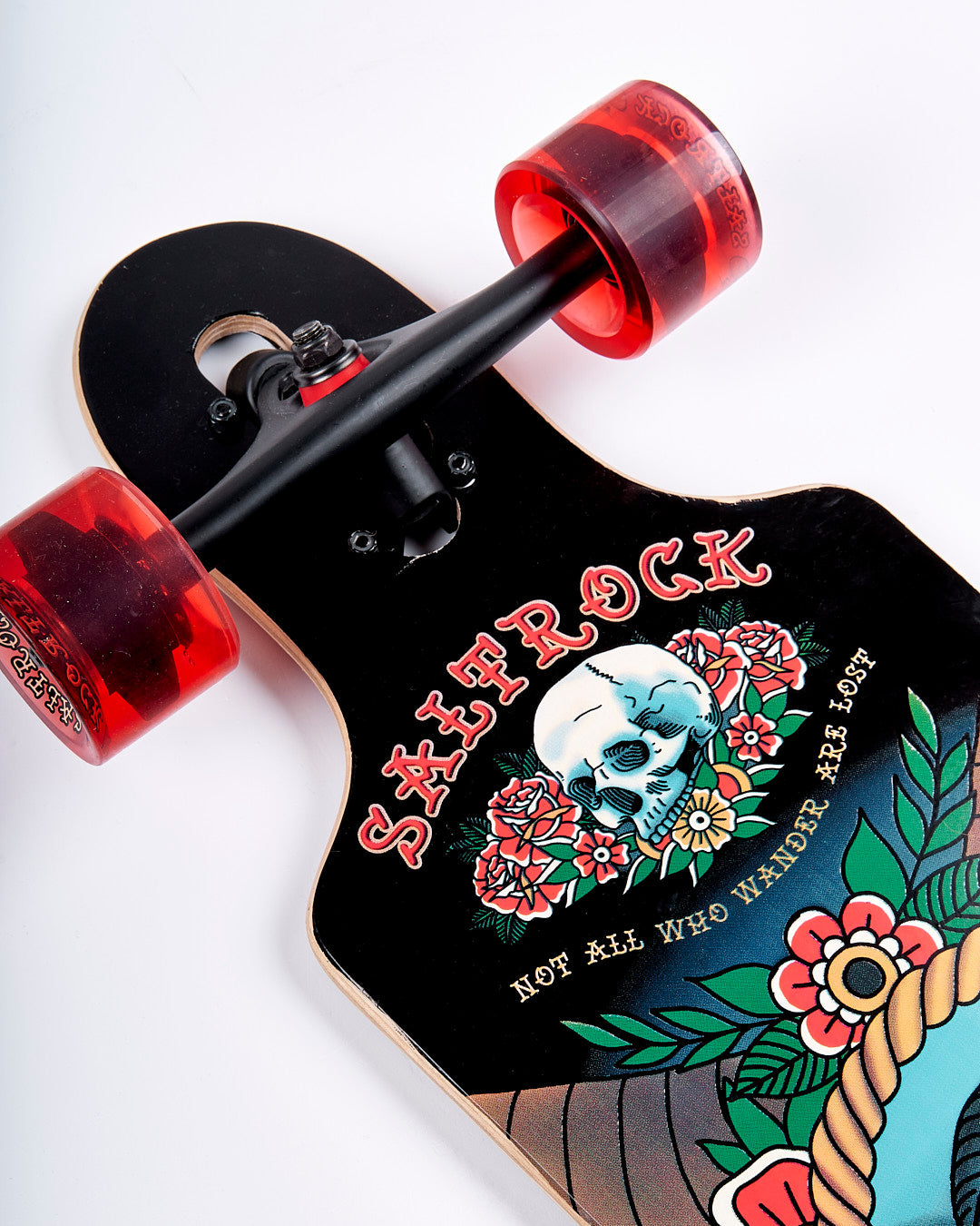 Ink Island Longboard - Black-Skateboards-troggs.com