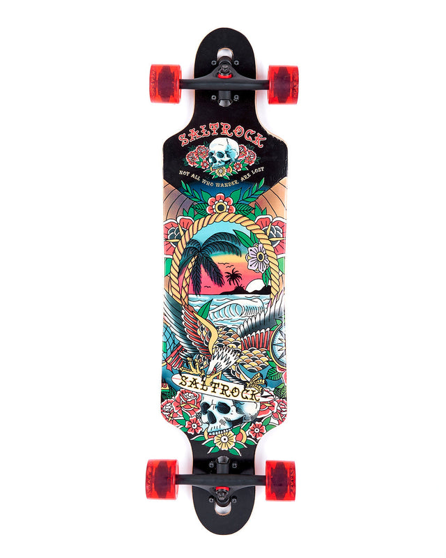 Ink Island Longboard - Black-Skateboards-troggs.com