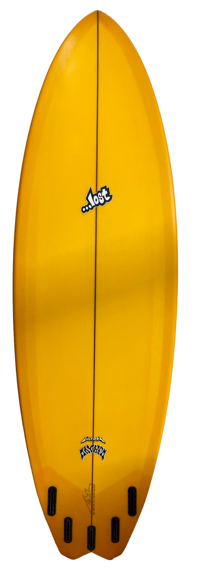 Lost Glydra Surfboard Futures - Orange-Hardboards-troggs.com