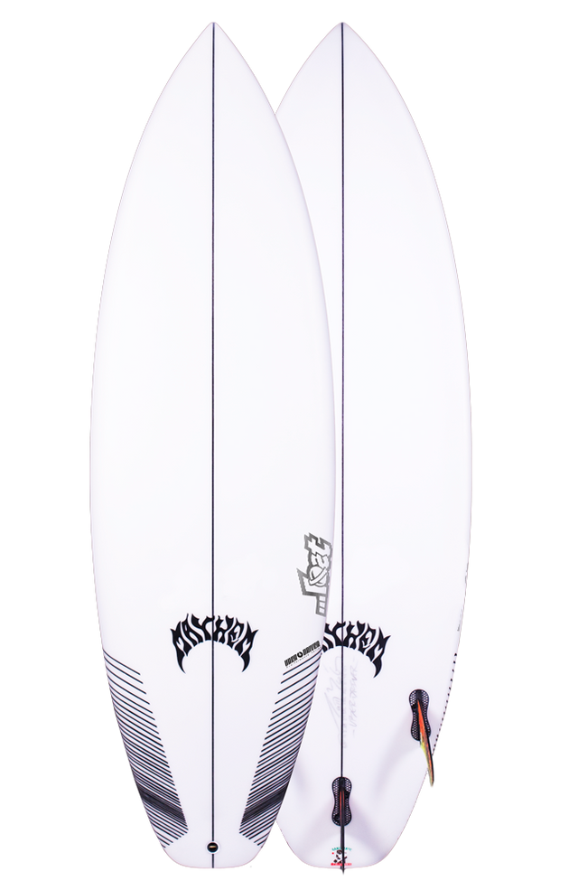 Lost Uber Driver 5ft 11 Surfboard 5 Fin Futures - White-Hardboards-troggs.com