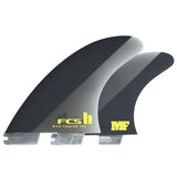 FCS 2 Mick Fanning PG Carver Thruster Fins - Black/Acid