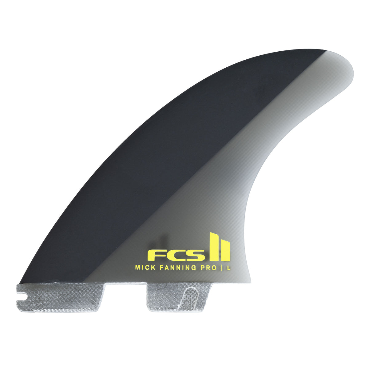 FCS 2 Mick Fanning PG Carver Thruster Fins - Black/Acid