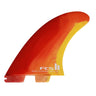 FCS 2 MR PC Twin + Stabilizer Fins - XLarge