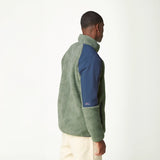 Picture Quilchena Zip Fleece - Green Spray/Dark Blue