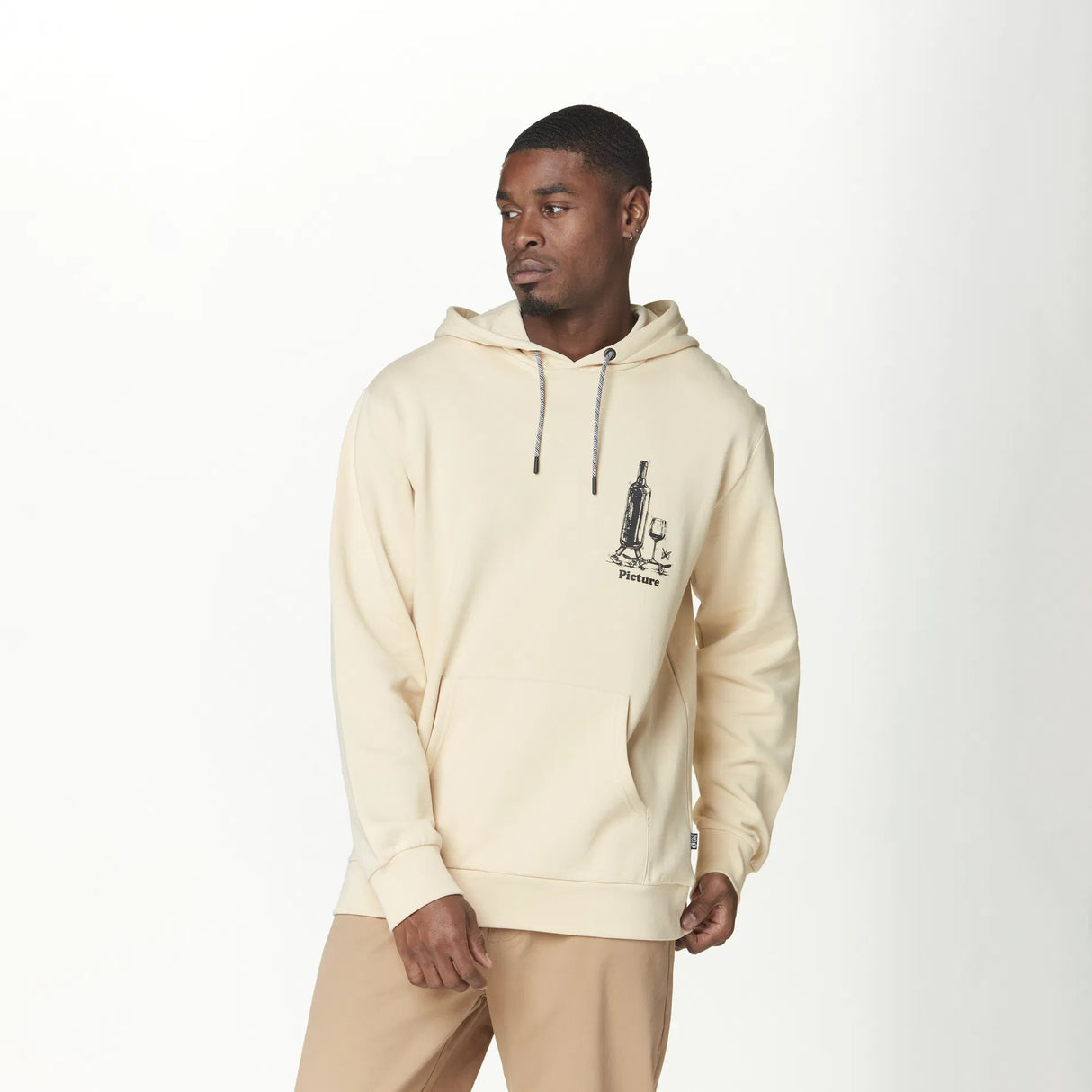 Picture D&S Wine-Rider Hoodie - Wood Ash