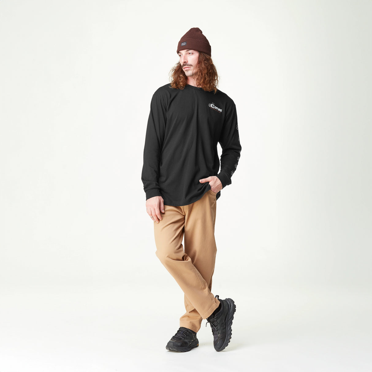 Picture Kawa LS T-Shirt - Black