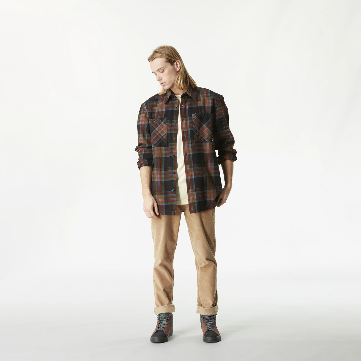 Picture Relowa Shirt - Plaid Black