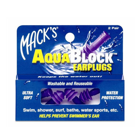 Macks Aqua Block Ear Plugs - 2 Pack-Ear Plugs-troggs.com