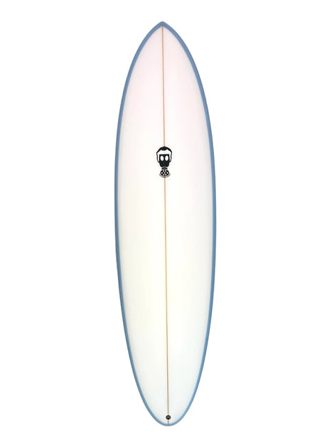 Mark Phipps One Bad Egg 7'6 Surfboard Futures - light Grey-Hardboards-troggs.com