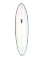 Mark Phipps One Bad Egg 7'6 Surfboard Futures - light Grey-Hardboards-troggs.com