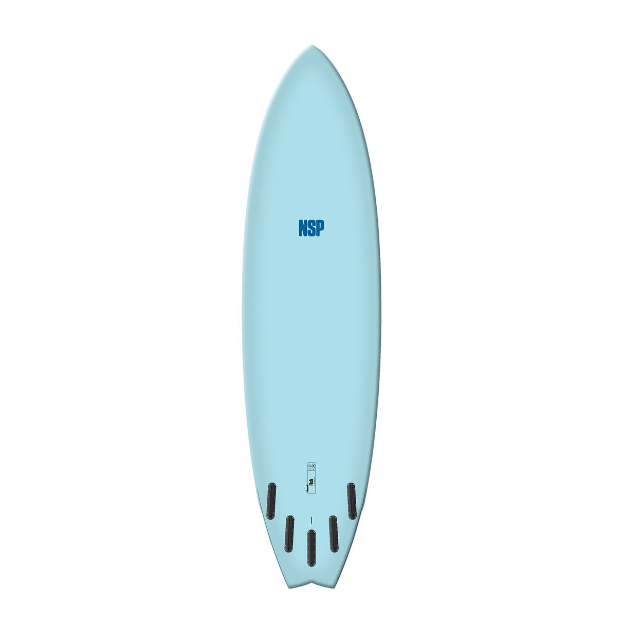 NSP Elements HDT Fish Surfboard Futures - Ocean Blue-Hardboards-troggs.com