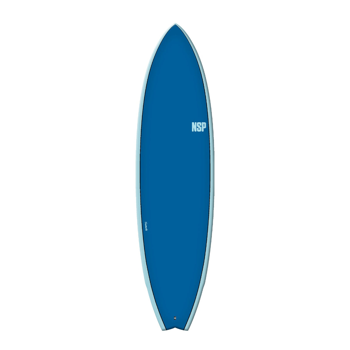 NSP Elements HDT Fish Surfboard Futures - Ocean Blue-Hardboards-troggs.com