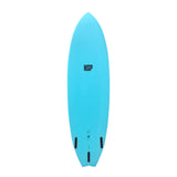 NSP Protech Fish Surfboard Futures - Blue Tint-Hardboards-troggs.com