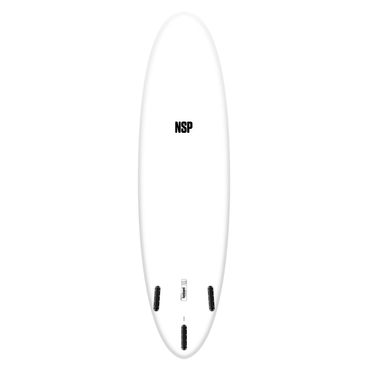 NSP Protech Fun Surfboard Futures - White Tint-Hardboards-troggs.com